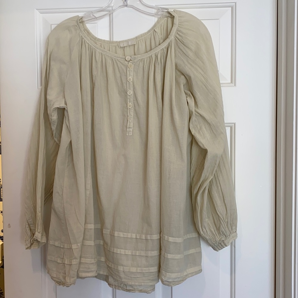 CP Shades flowy light yellow blouse